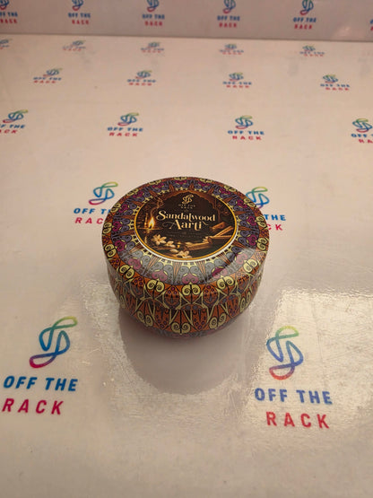 Sandalwood Aarti Mandala Tin Candle