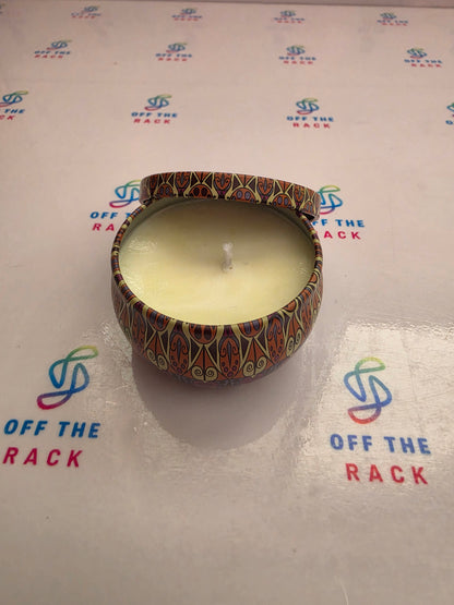 Sandalwood Aarti Mandala Tin Candle