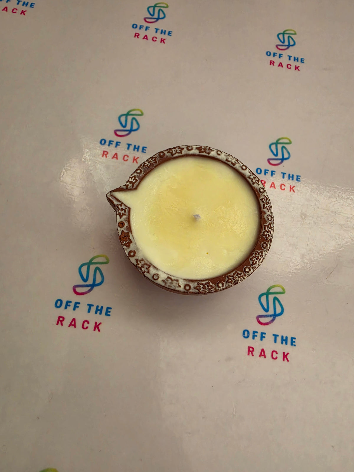 Sandalwood Aarti Clay Diya Candle