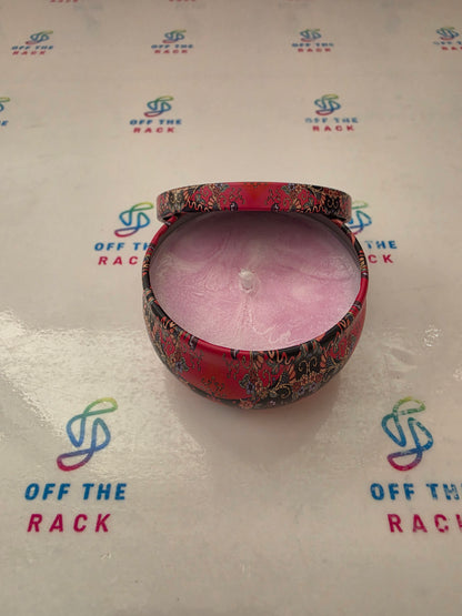Gulab Diya Mandala Tin Candle