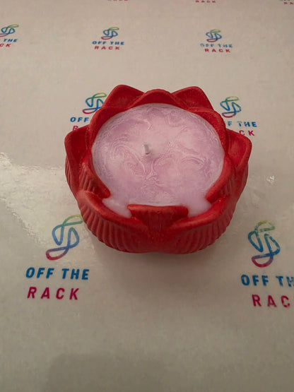 Gulab Diya Lotus Candle