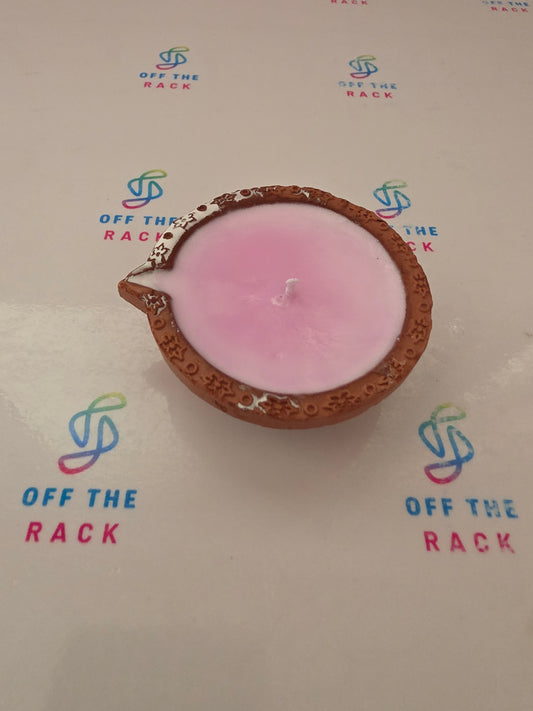 Gulab Diya Clay Diya Candle