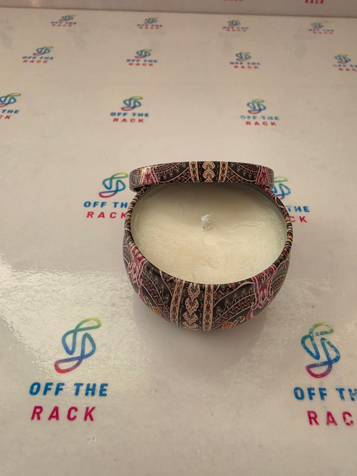 Diwali Chai Mandala Tin Candle