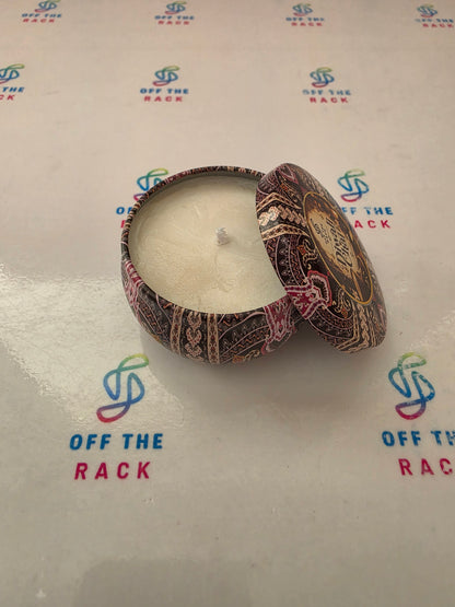 Diwali Chai Mandala Tin Candle