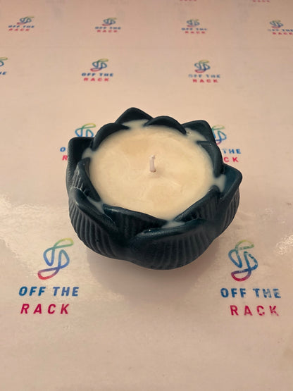 Diwali Chai Lotus Candle