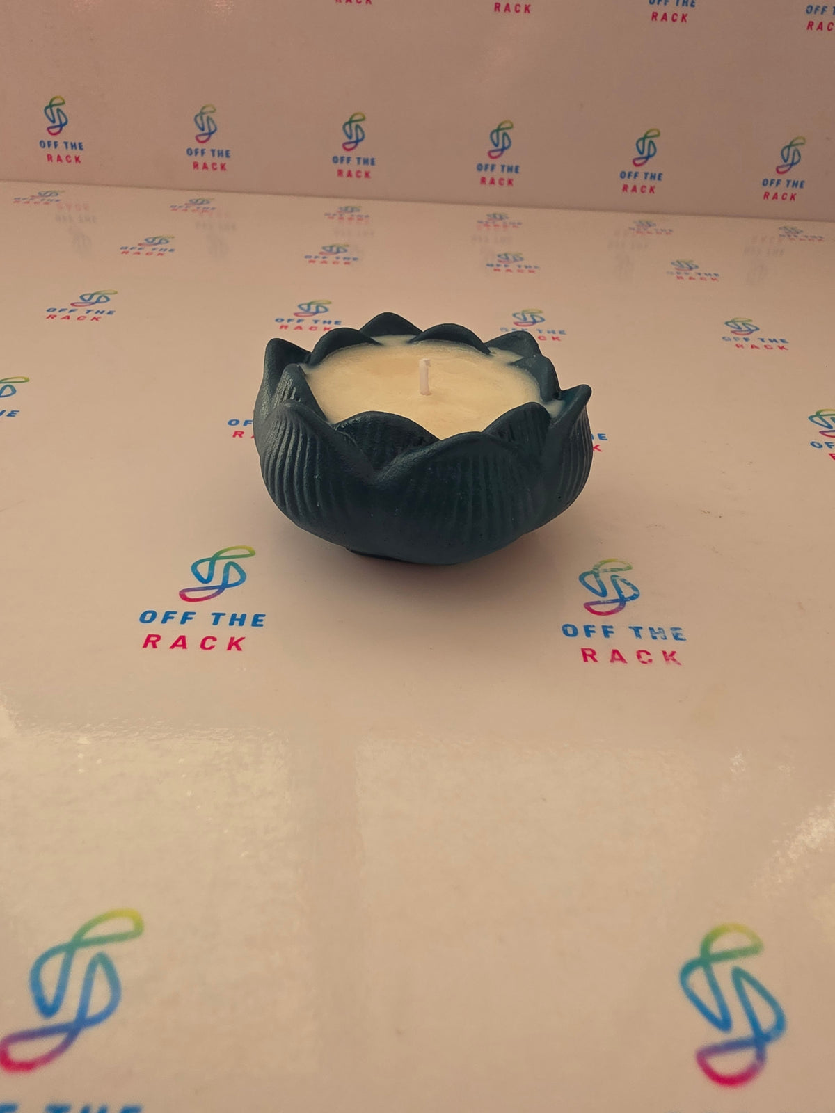 Diwali Chai Lotus Candle
