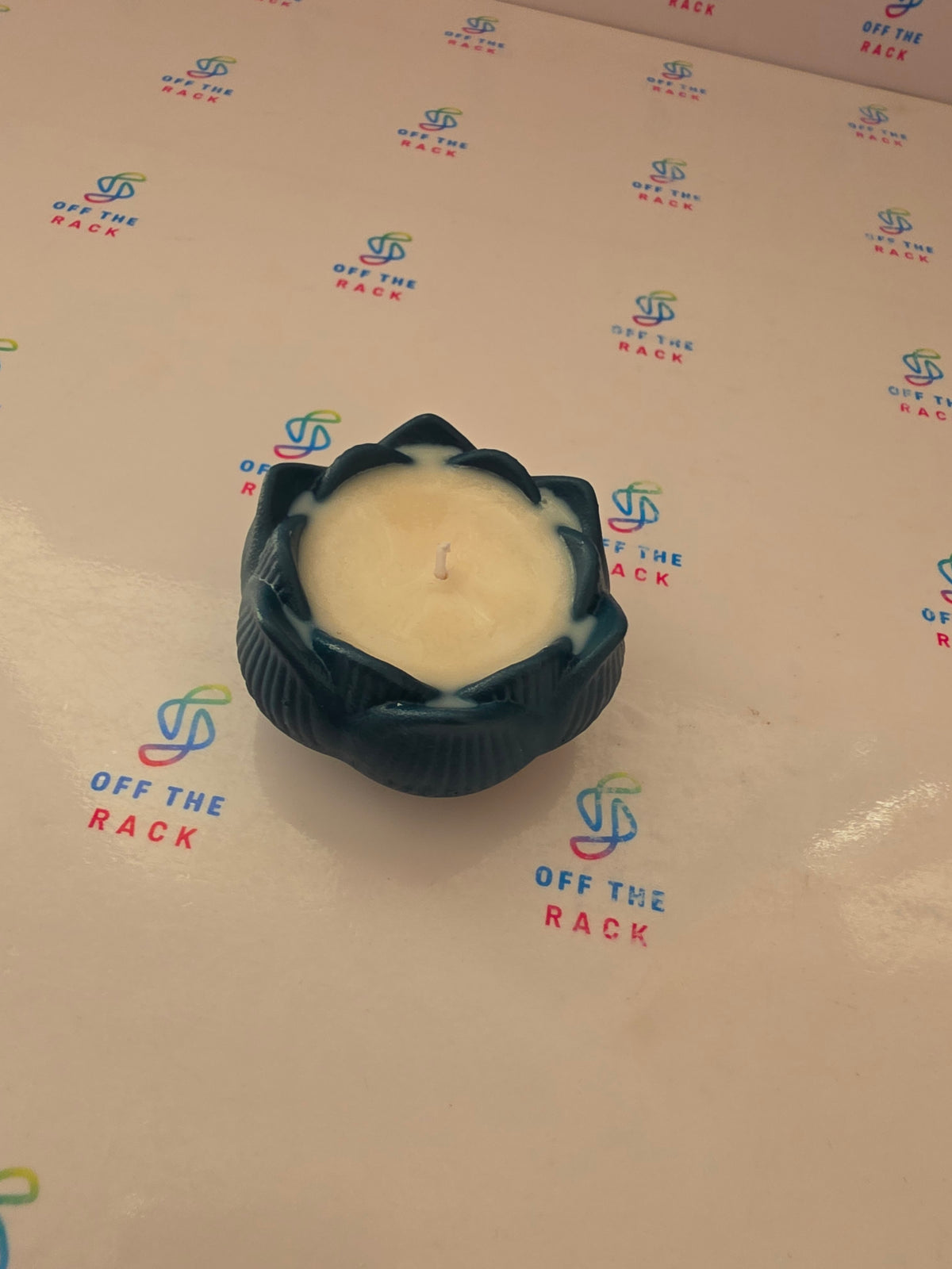 Diwali Chai Lotus Candle
