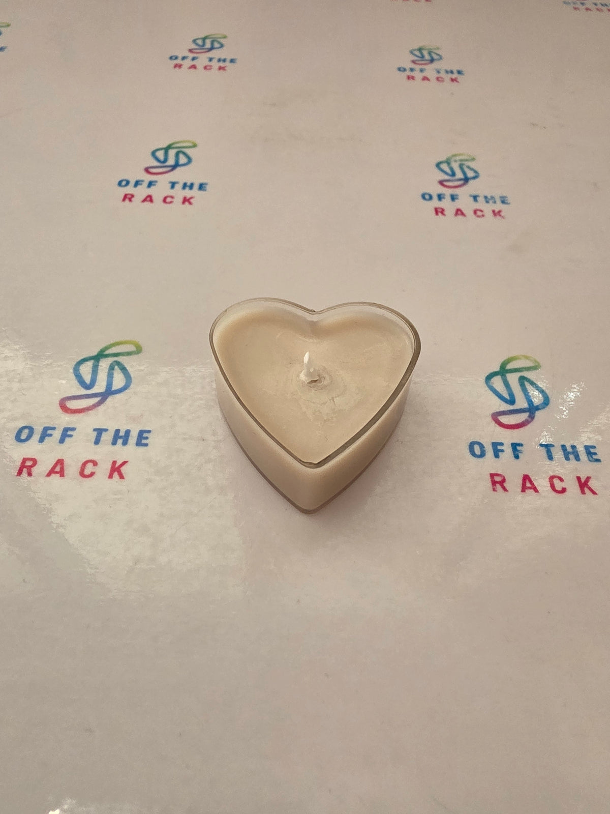 Diwali Chai Heart Tealight Candle