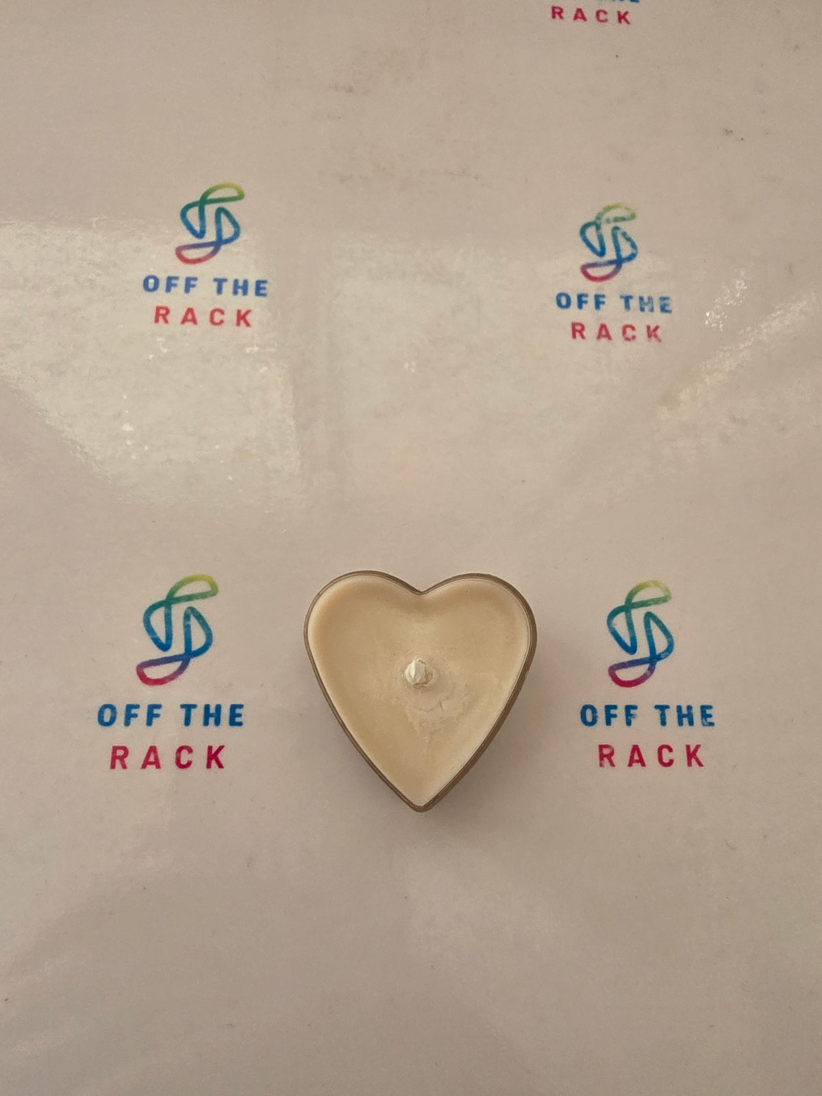 Diwali Chai Heart Tealight Candle