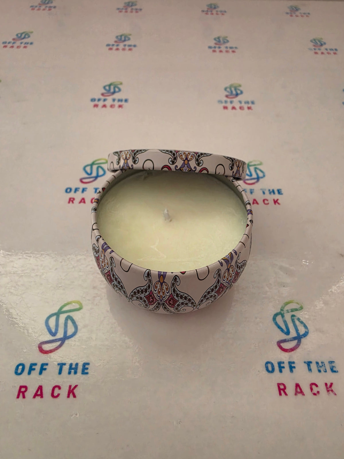 Mogra Chandni Mandala Tin Candle