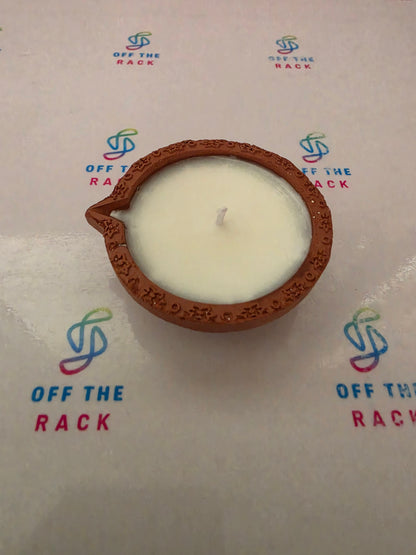 Mogra Chandni Clay Diya Candle