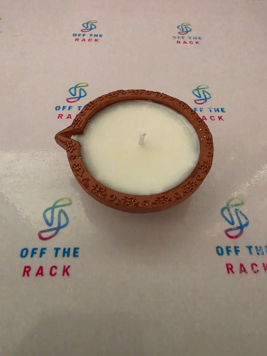 Mogra Chandni Clay Diya Candle