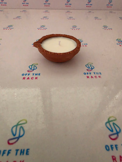 Mogra Chandni Clay Diya Candle