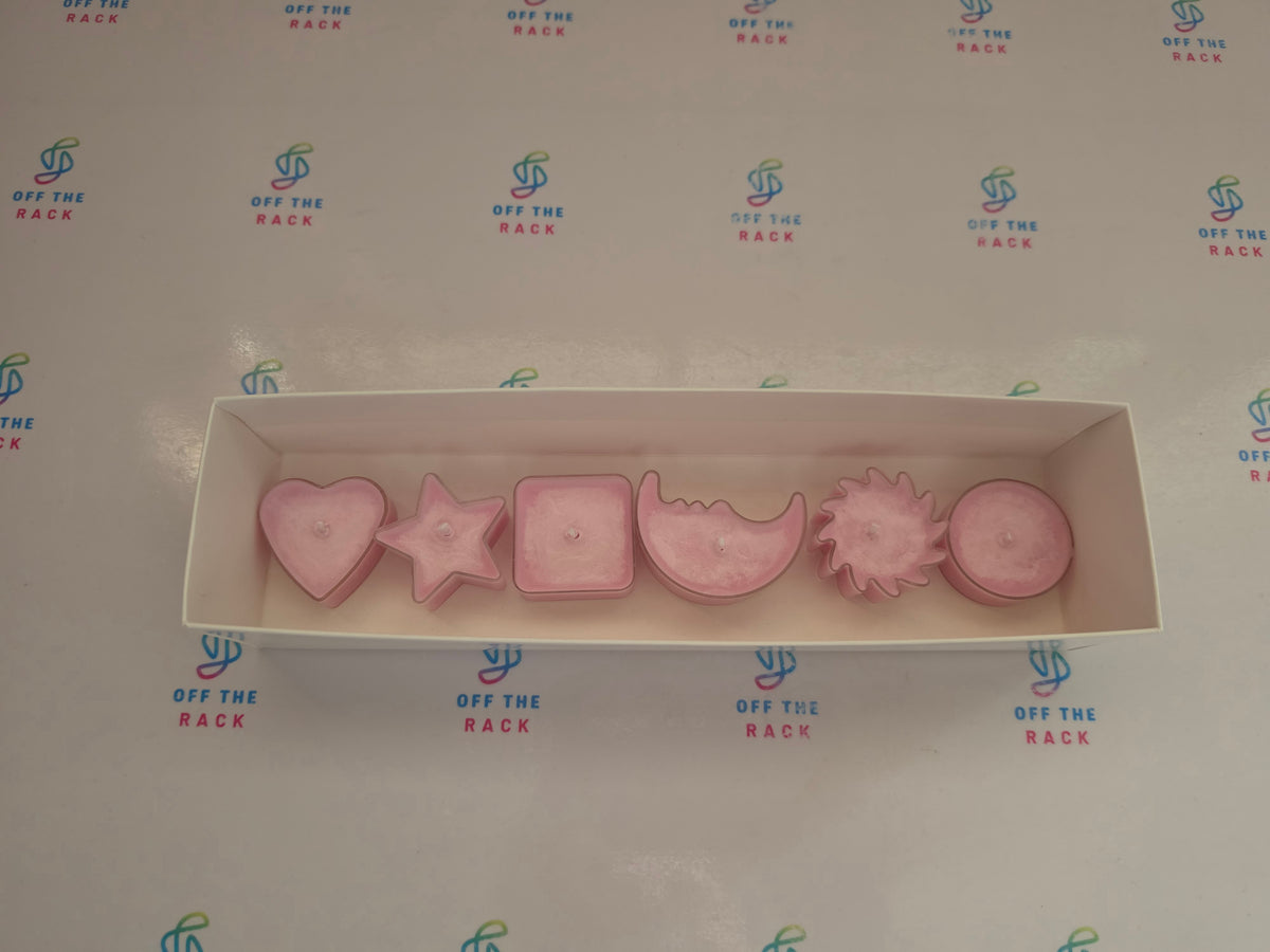 Gulab Diya Box Of 6 Tealight Candles
