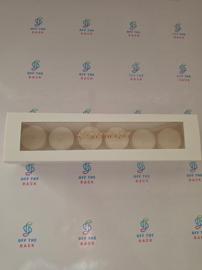Mogra Chandni Box Of 6 Tealight Candles