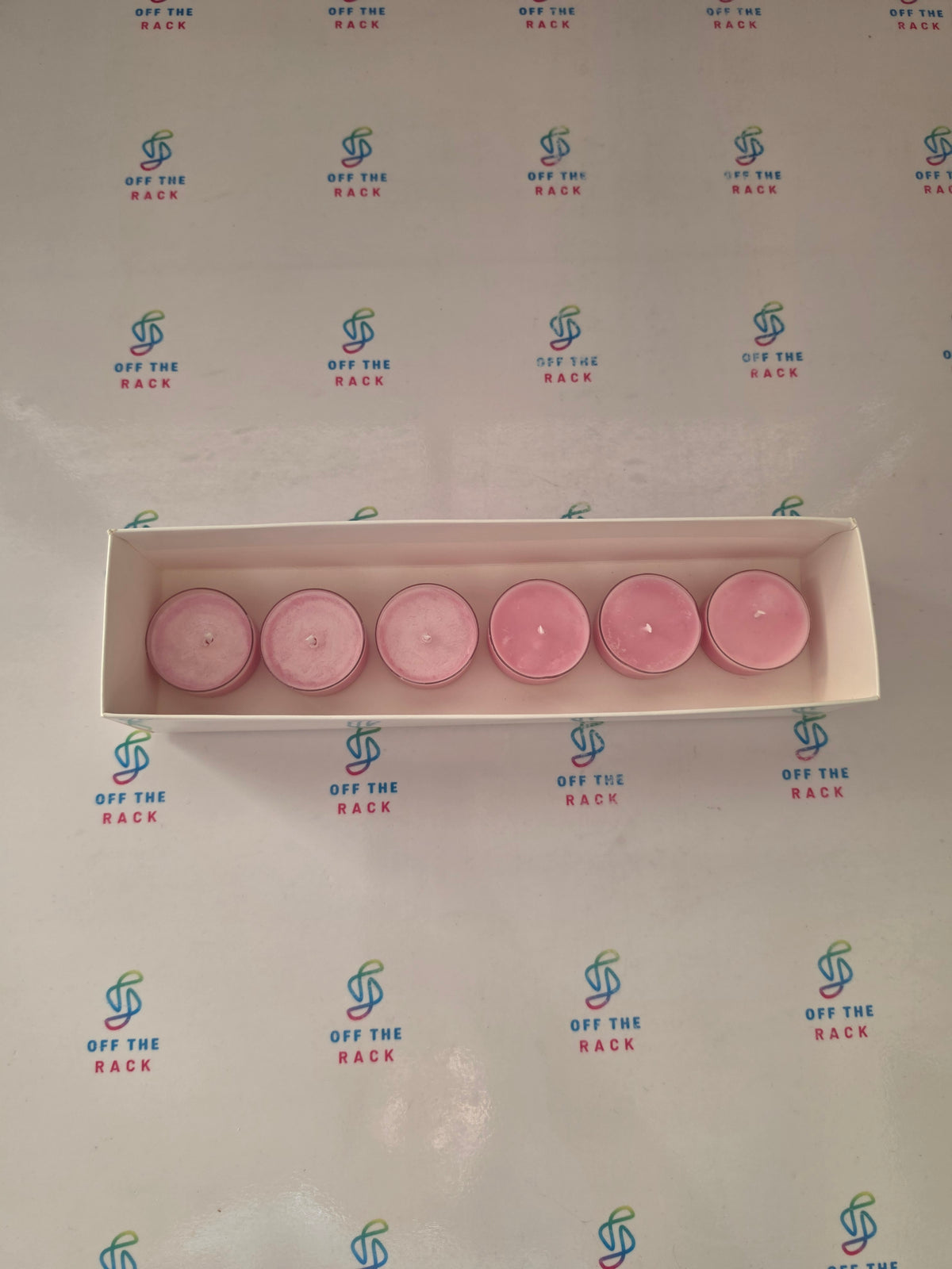 Gulab Diya Box of 6 Tealight Candles