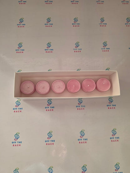 Gulab Diya Box of 6 Tealight Candles