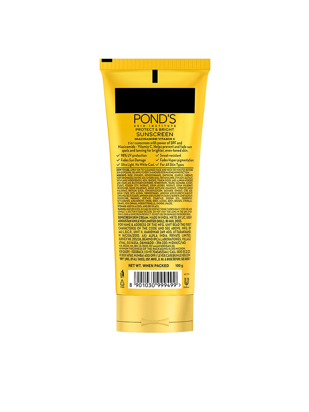 Ponds SPF 55 PA++ UVA UVB Serum Boost Sunscreen with Niacinamide C