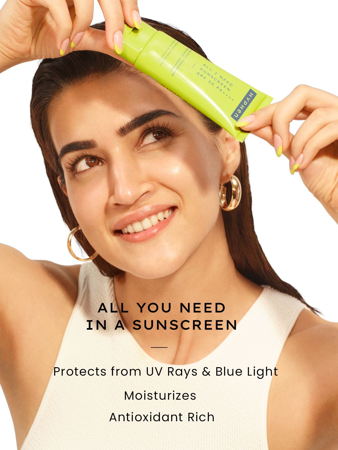 Hyphen All I Need Sunscreen SPF 50 PA ++++ with Ceramide For Moisturizing