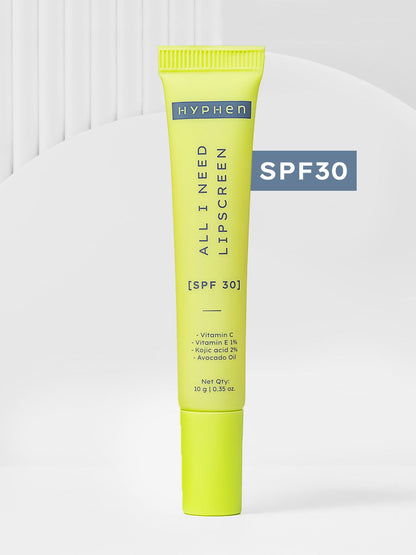 Hyphen All I Need Lipscreen SPF30 Lip Balm for Sun Protection & Pigmentation
