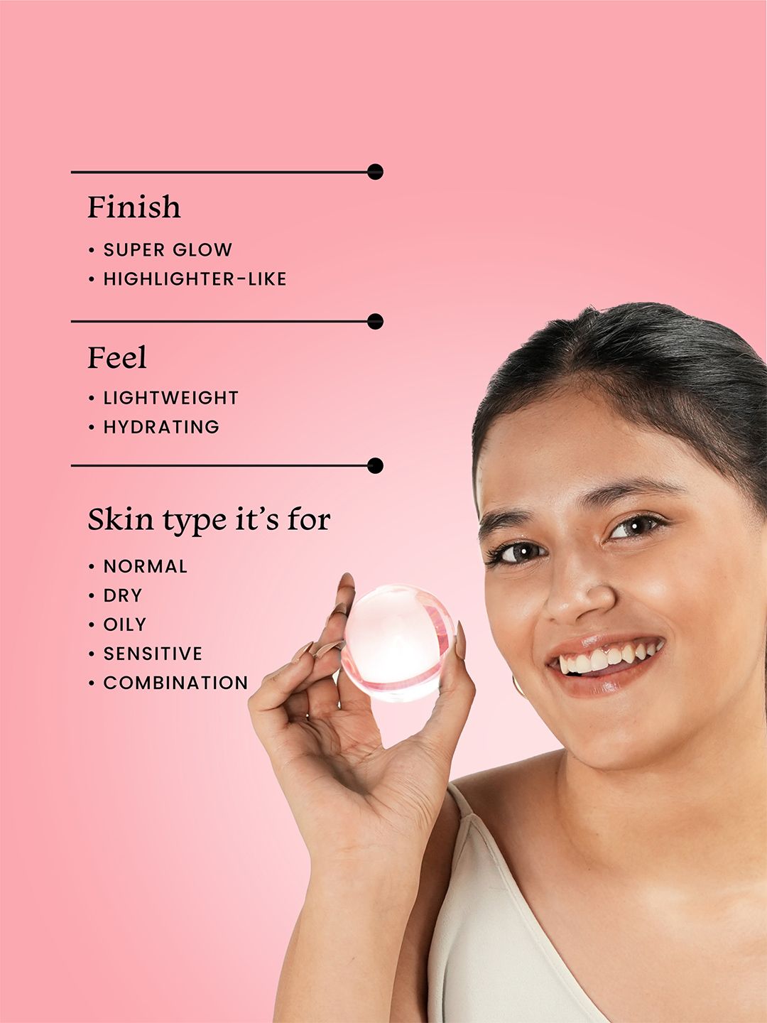 Foxtale Vitamin C Super Glow Moisturiser with Niacinamide & Peptides