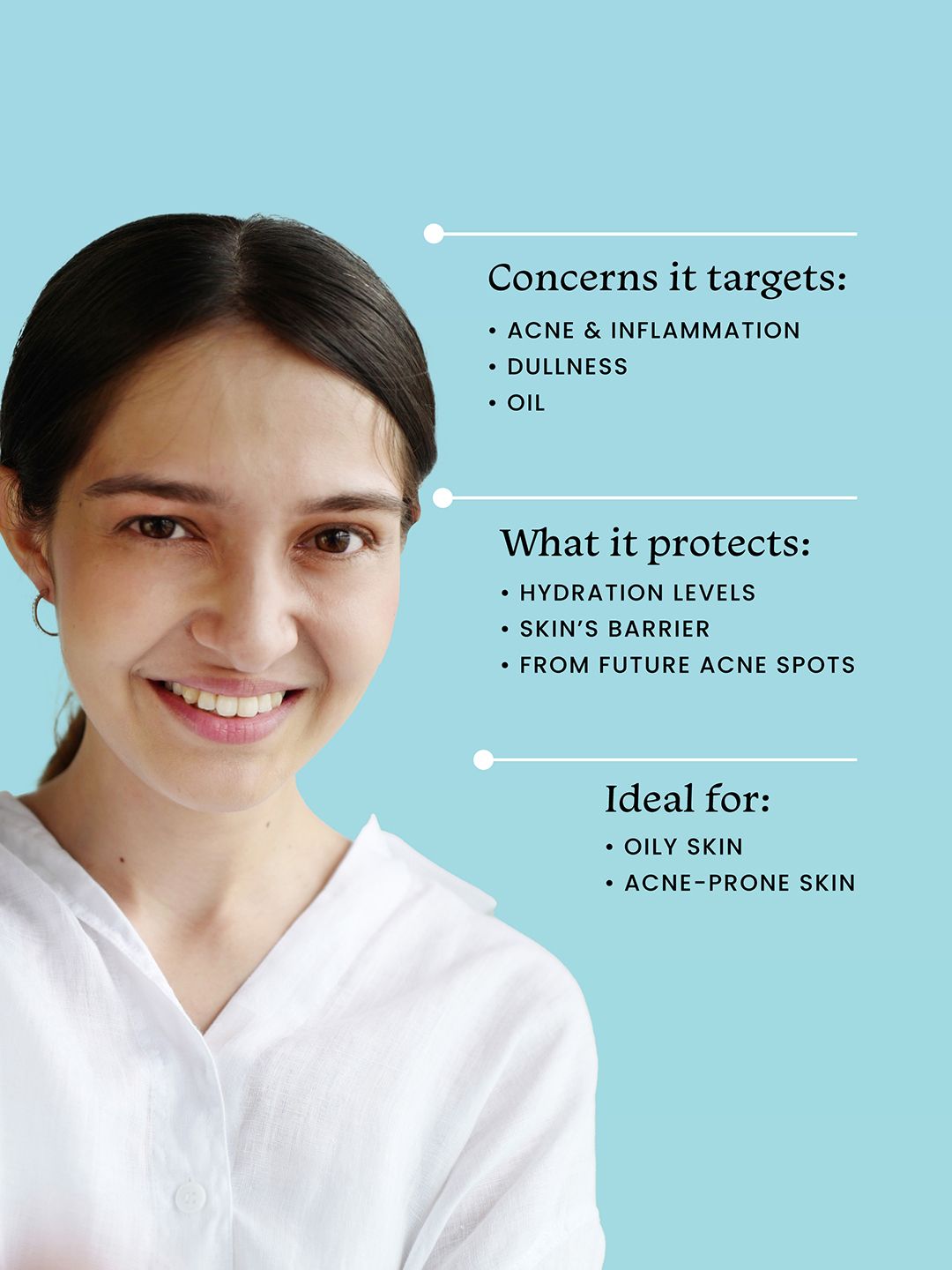 Foxtale Intense Hydrating Gel Moisturiser with Hyaluronic Acid for Glowing Skin