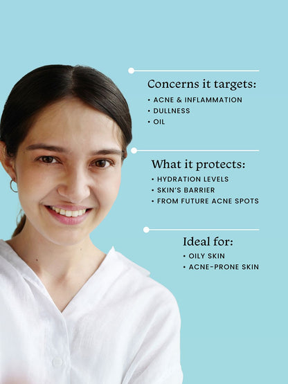 Foxtale Intense Hydrating Gel Moisturiser with Hyaluronic Acid for Glowing Skin