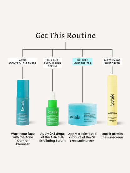 Foxtale Intense Hydrating Gel Moisturiser with Hyaluronic Acid for Glowing Skin