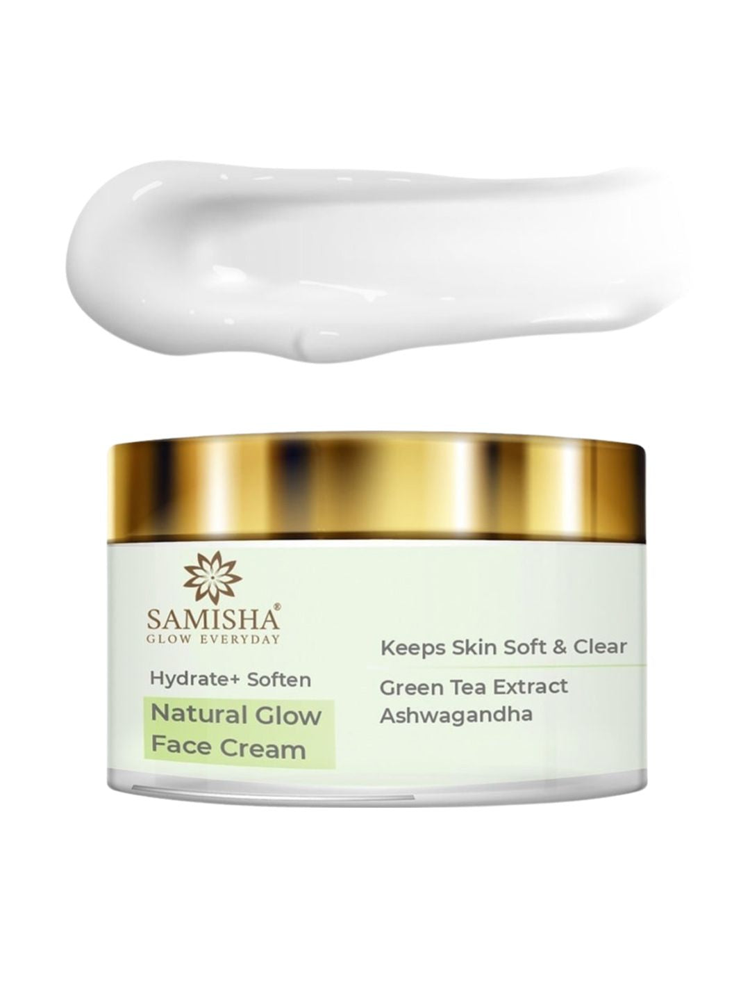 Samisha Natural Glow Face Cream With Green Tea & Ashwagandha