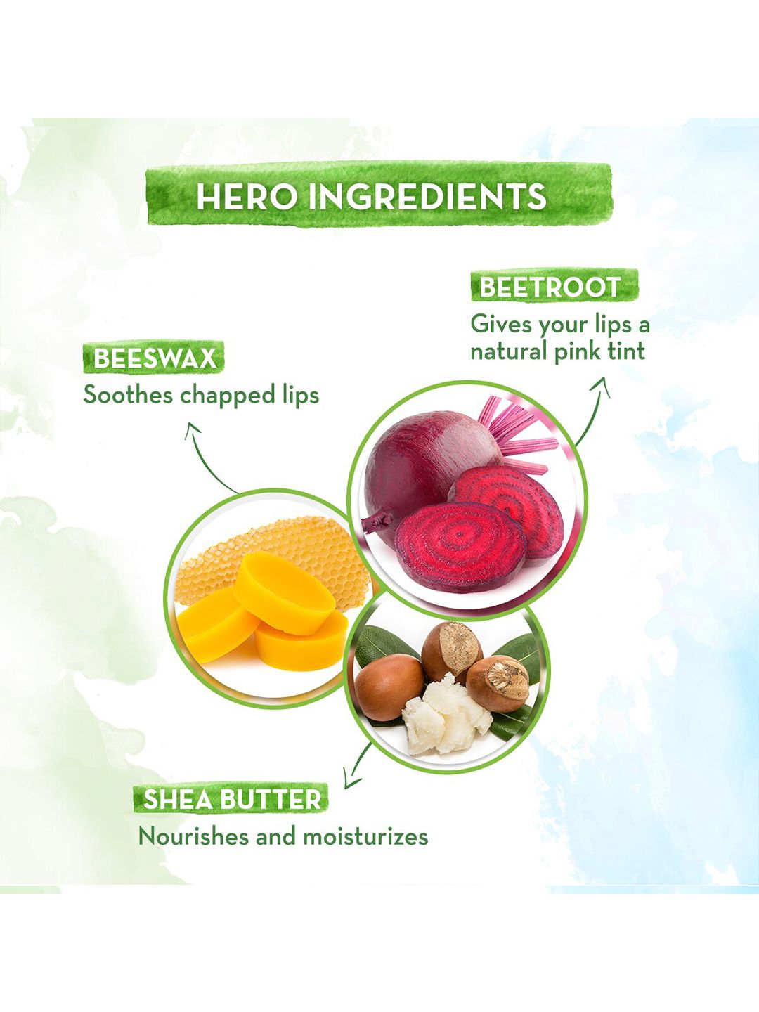 Mamaearth Beetroot Tinted 100% Natural Lip Balm With Beetroot & Beeswax