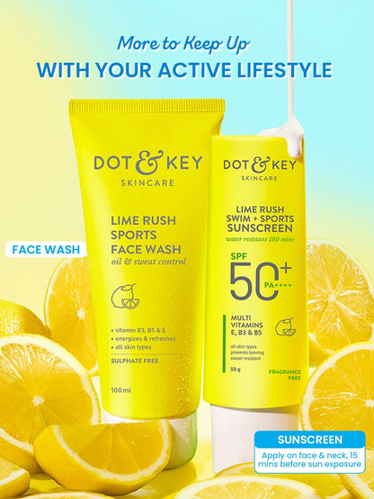DOT & KEY Lime Rush Swim + Sports SPF 50+ PA++++ Sunscreen