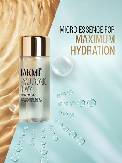 Lakme Hyaluronic Dewy Micro Essence with 4% Hyaluronic Acid