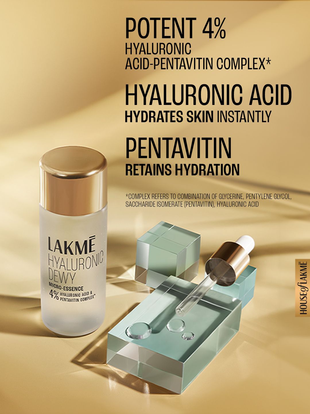 Lakme Hyaluronic Dewy Micro Essence with 4% Hyaluronic Acid