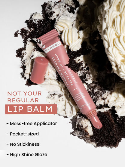 Hyphen Vitamin-Infused Peptide Lip Balm For 24 Hrs Moisturization - Hazel
