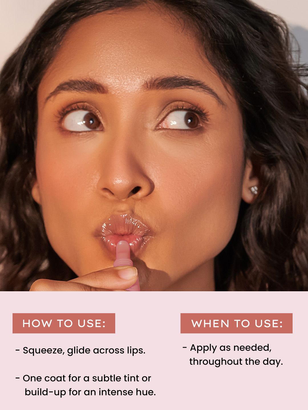 Hyphen Vitamin-Infused Peptide Lip Balm For 24 Hrs Moisturization - Hazel