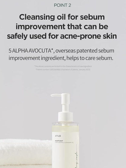 Anua Heartleaf Pore Control Cleansing Oil