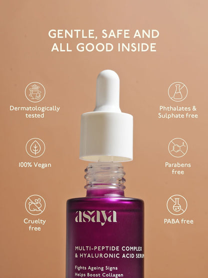 Asaya Multi Peptide Complex & Hyaluronic Acid Serum