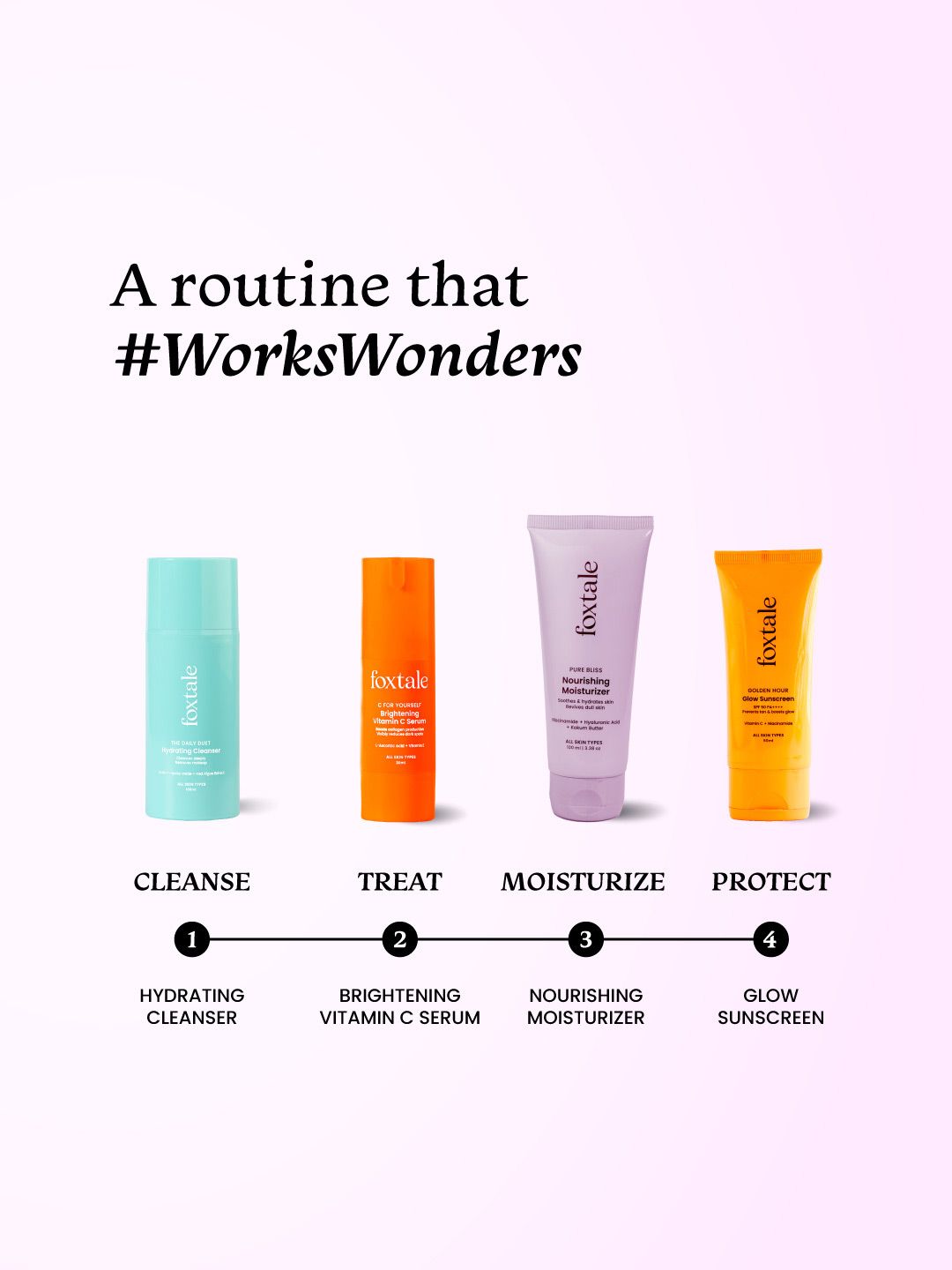 FoxTale Pure Bliss Nourishing Moisturiser with Niacinamide