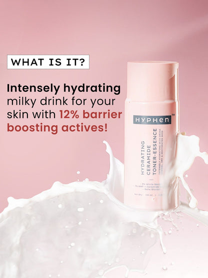 Hyphen Hydrating Ceramide Toner Essence With 5% White Nectar