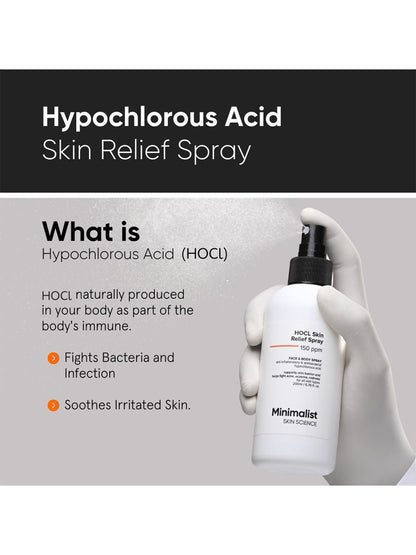 Minimalist HOCl Skin Relief Spray 150ppm