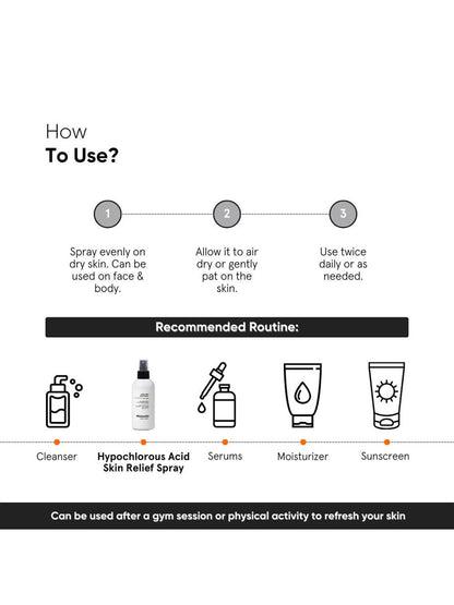 Minimalist HOCl Skin Relief Spray 150ppm