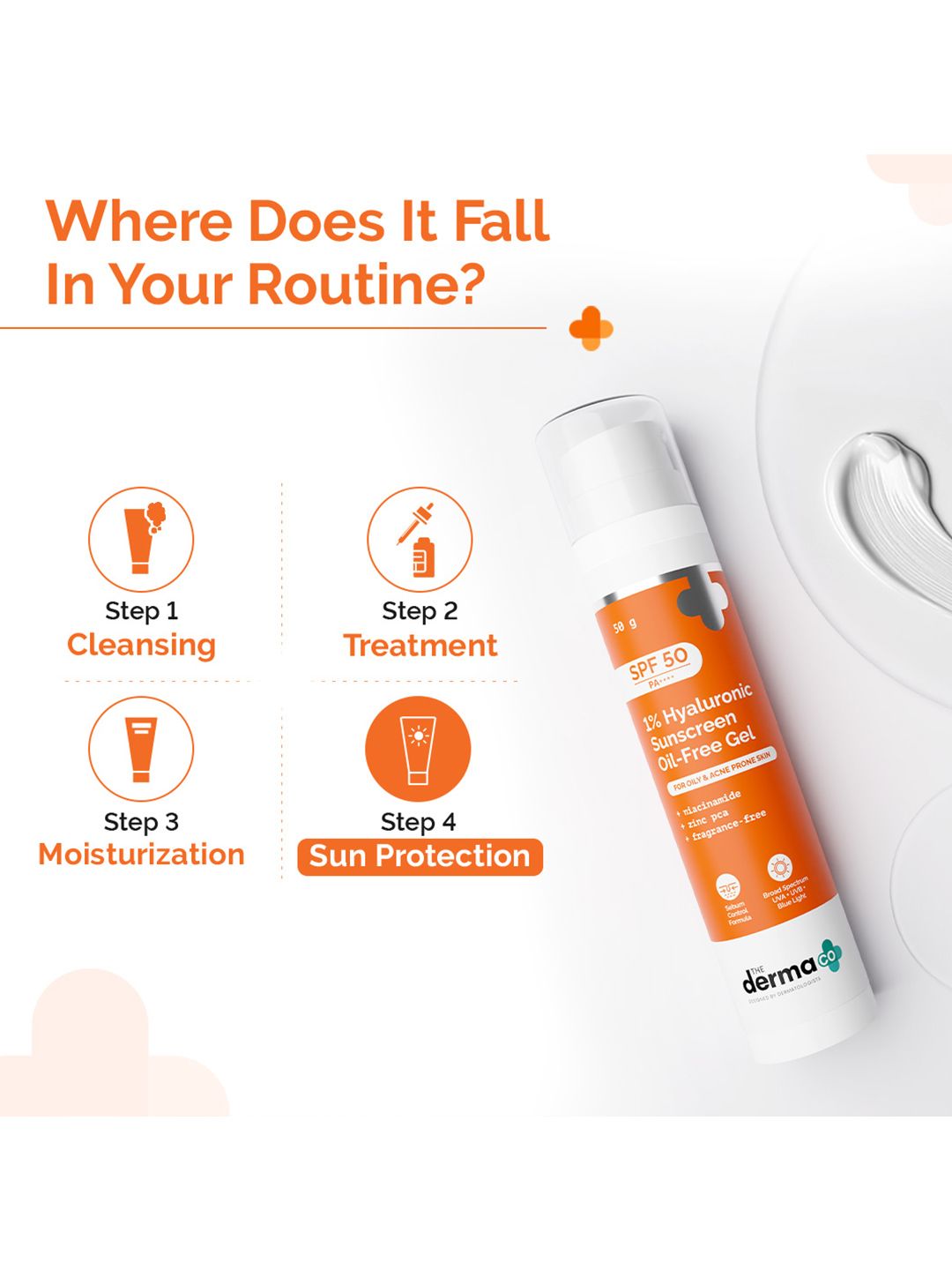 The Derma Co. 1% Hyaluronic Sunscreen Oil-Free Gel