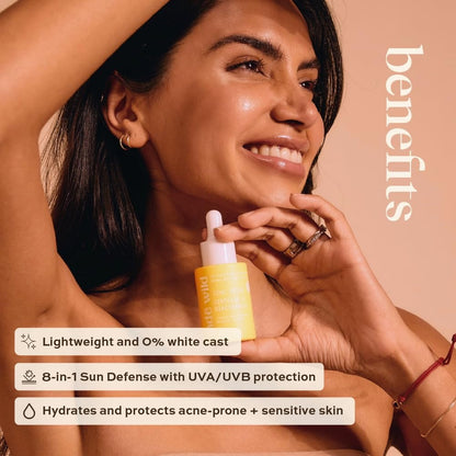 Indē Wild AM Sunscreen Glow Drops SPF 50+ PA++++