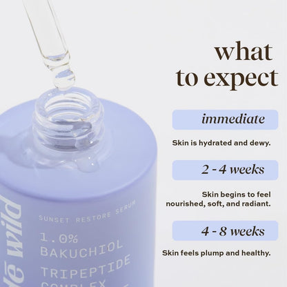 Indē Wild PM Sunset Restore Serum with 1% Bakuchiol