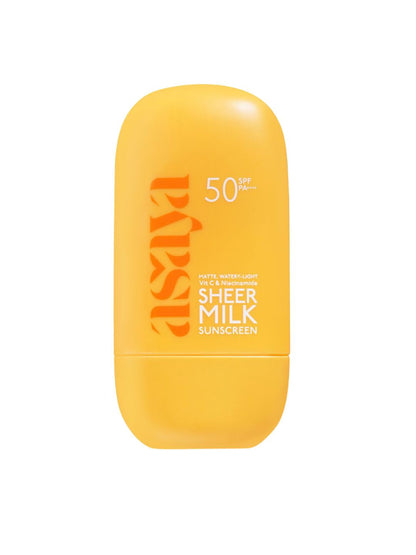 Asaya Sheer Milk Non-Greasy & Quick-Absorbing Sunscreen With SPF 50 PA++++