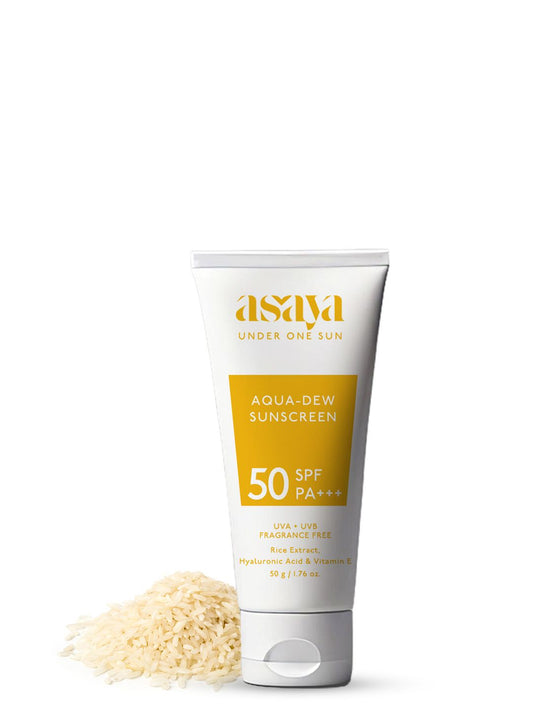 Asaya Under One Sun Aqua Dew Sunscreen With Rice Extract