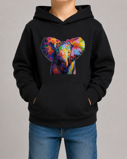 Colourful Baby Elephant Hoodie