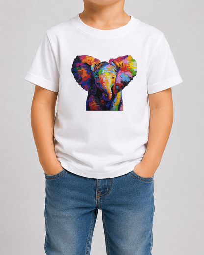 Colourful Baby Elephant Tshirt