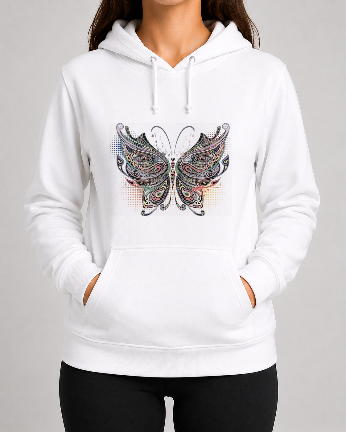 Colourful Butterfly Hoodie