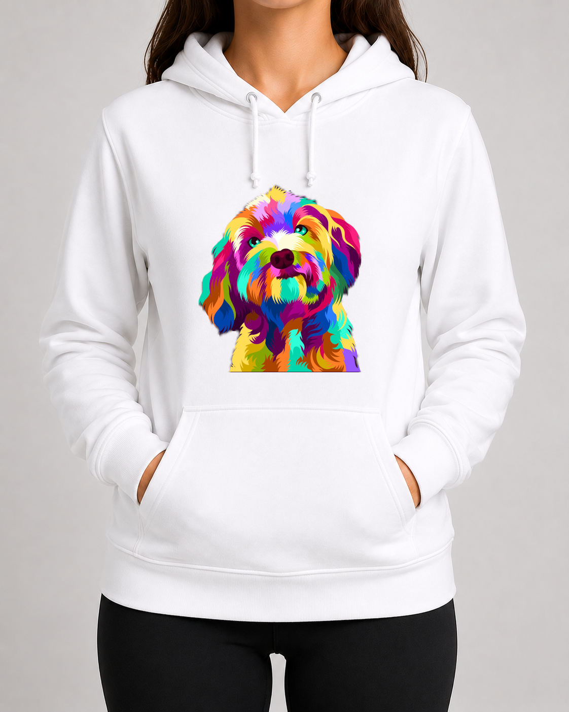 Colourful Dog 10 Hoodie